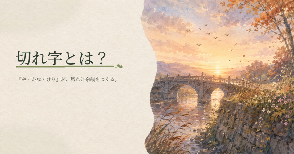 切れ字とは？｜中学生向け国語解説