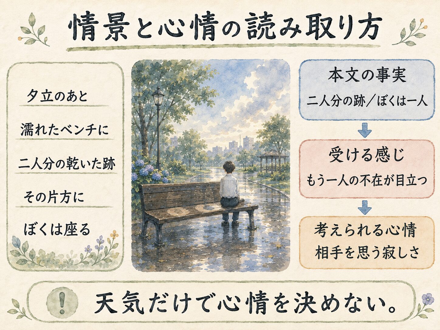 情景と心情の図解